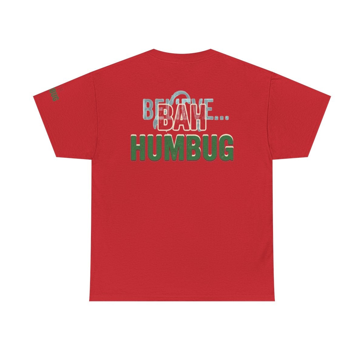 Color: Red | Bah Humburg Premium Graphic Tee