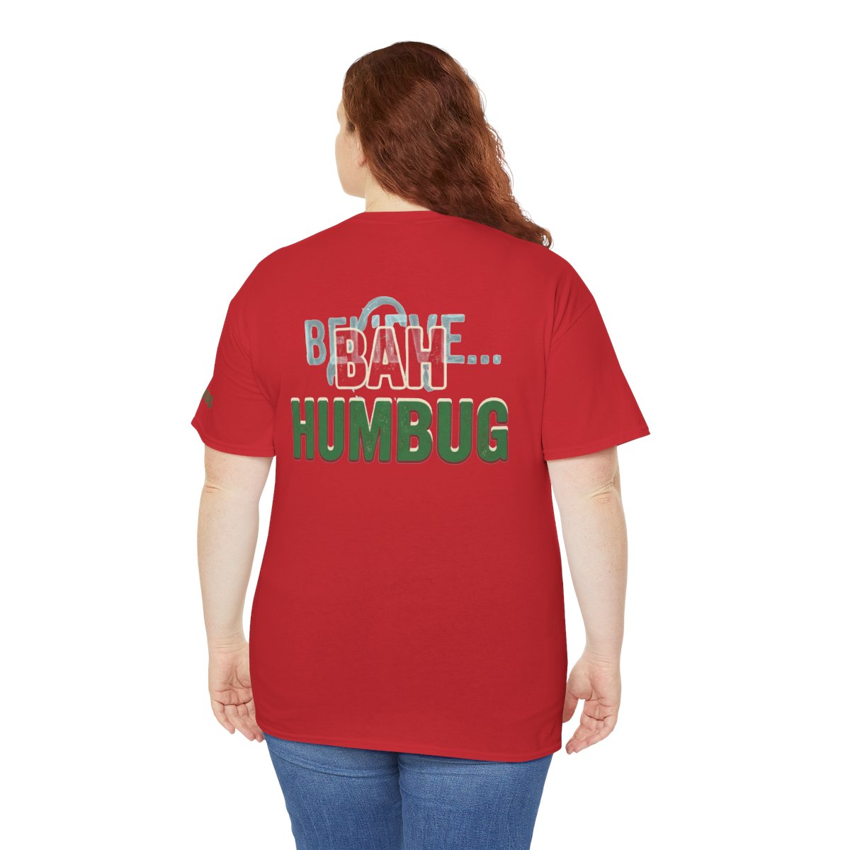 Color: Red | Bah Humburg Premium Graphic Tee