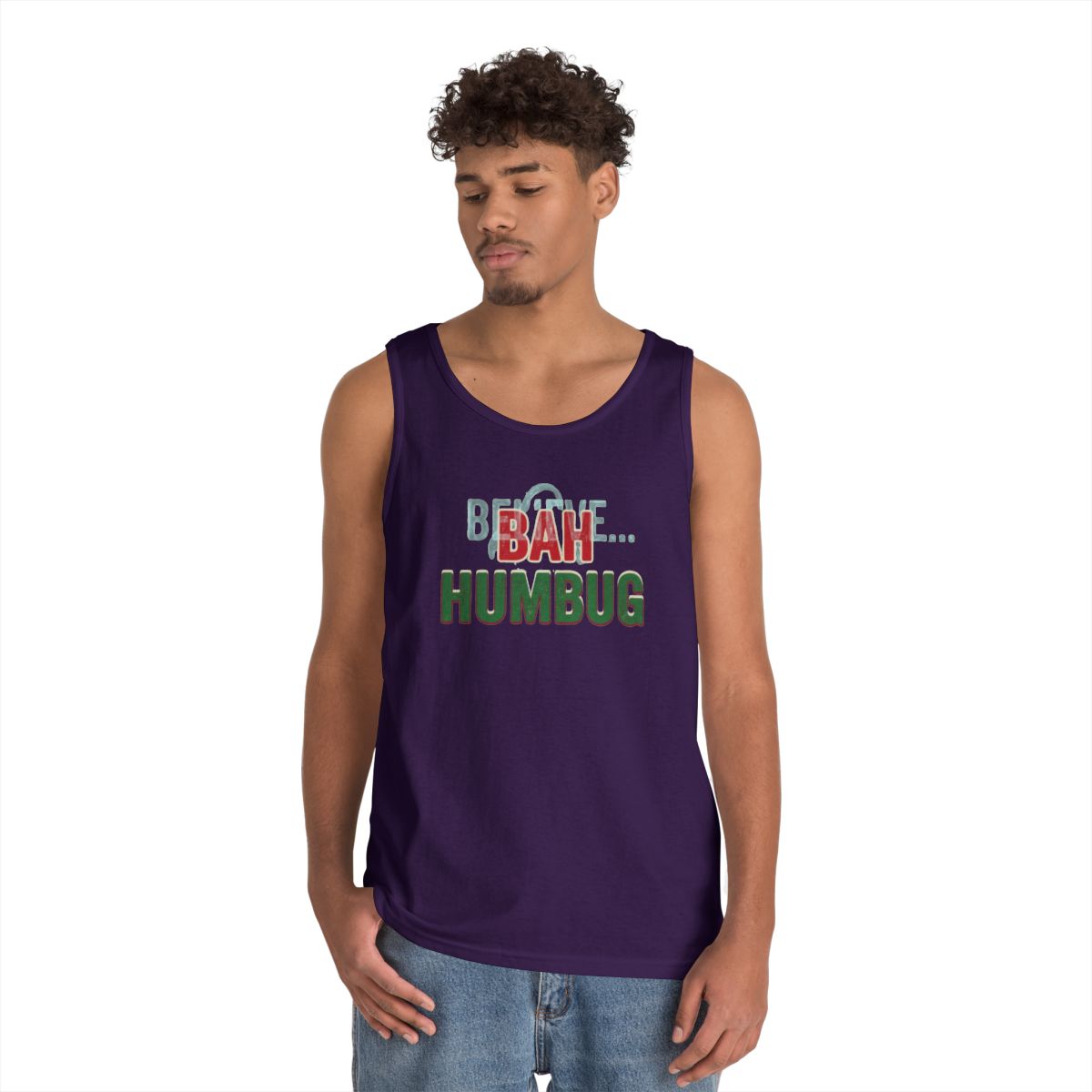 Color: Purple | Bah Humburg Tank Top