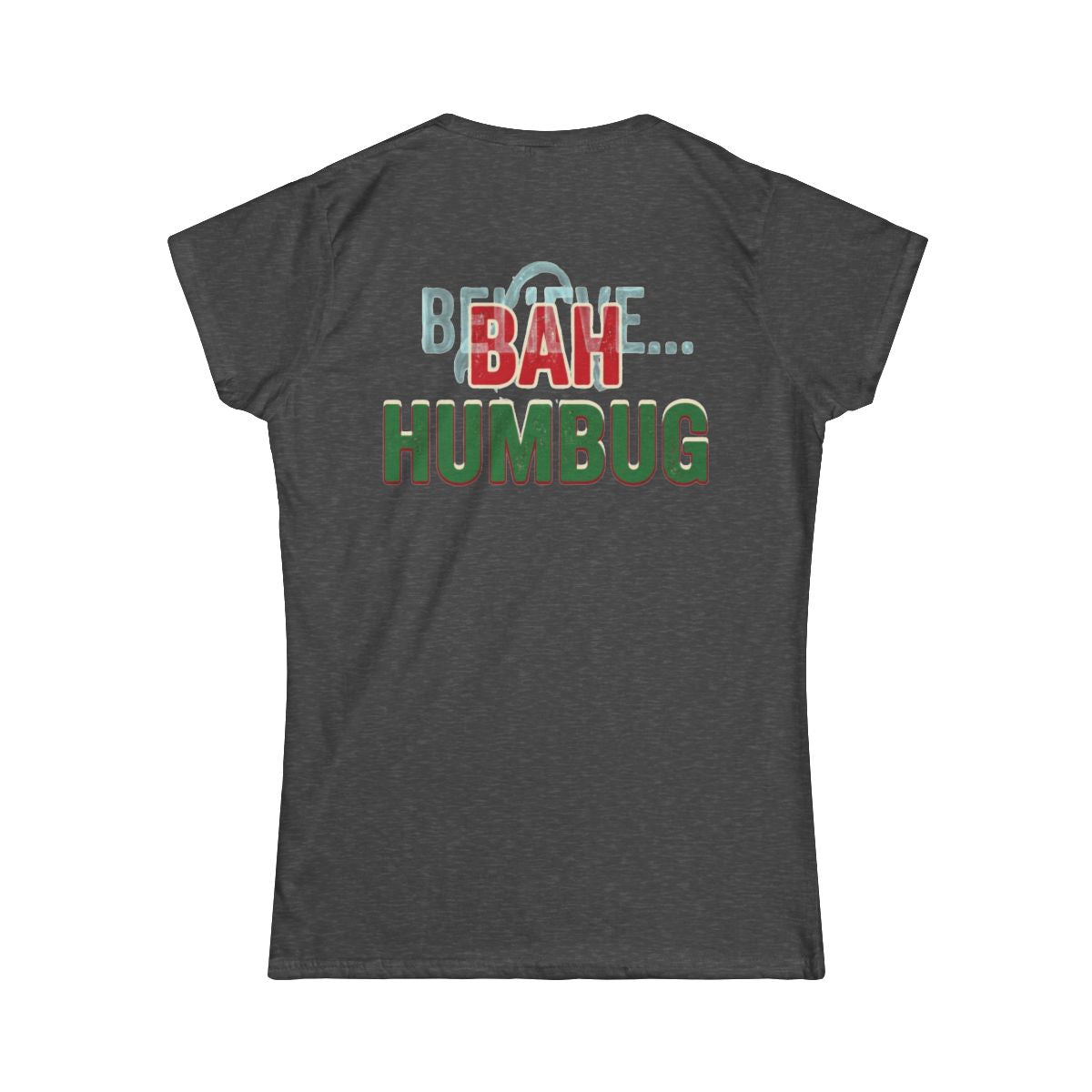 Color: Dark Heather | Bah Humburg Women's Tee