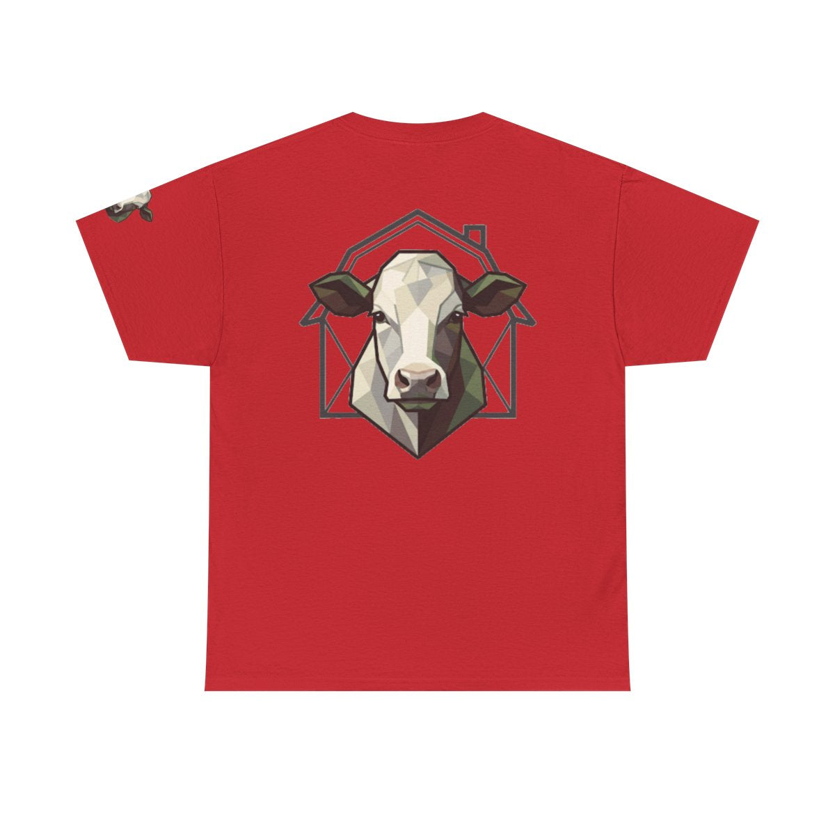 Color: Red | Barnyard Cow Premium Graphic Tee