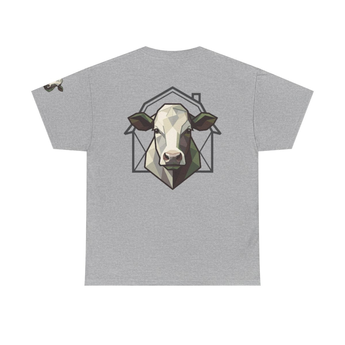 Color: Sport Grey | Barnyard Cow Premium Graphic Tee