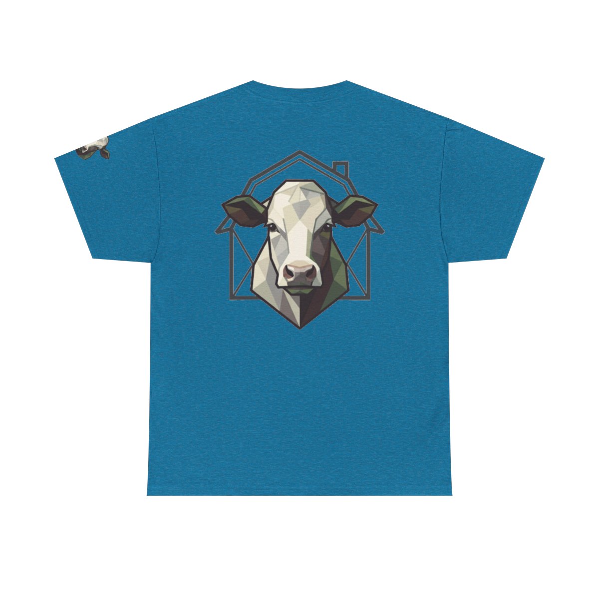 Color: Antique Sapphire | Barnyard Cow Premium Graphic Tee