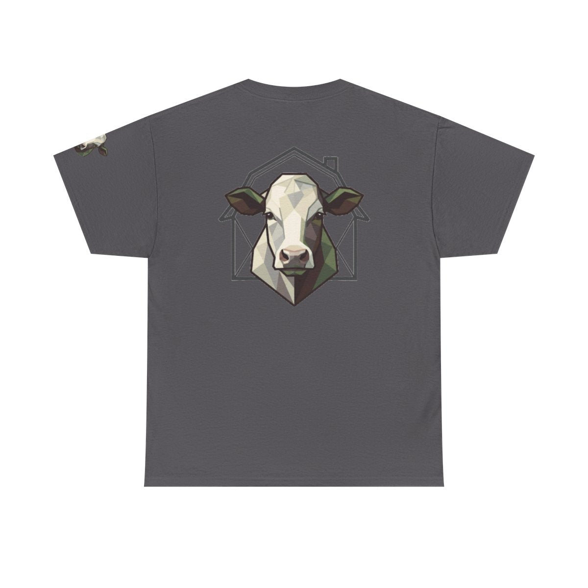 Color: Charcoal | Barnyard Cow Premium Graphic Tee