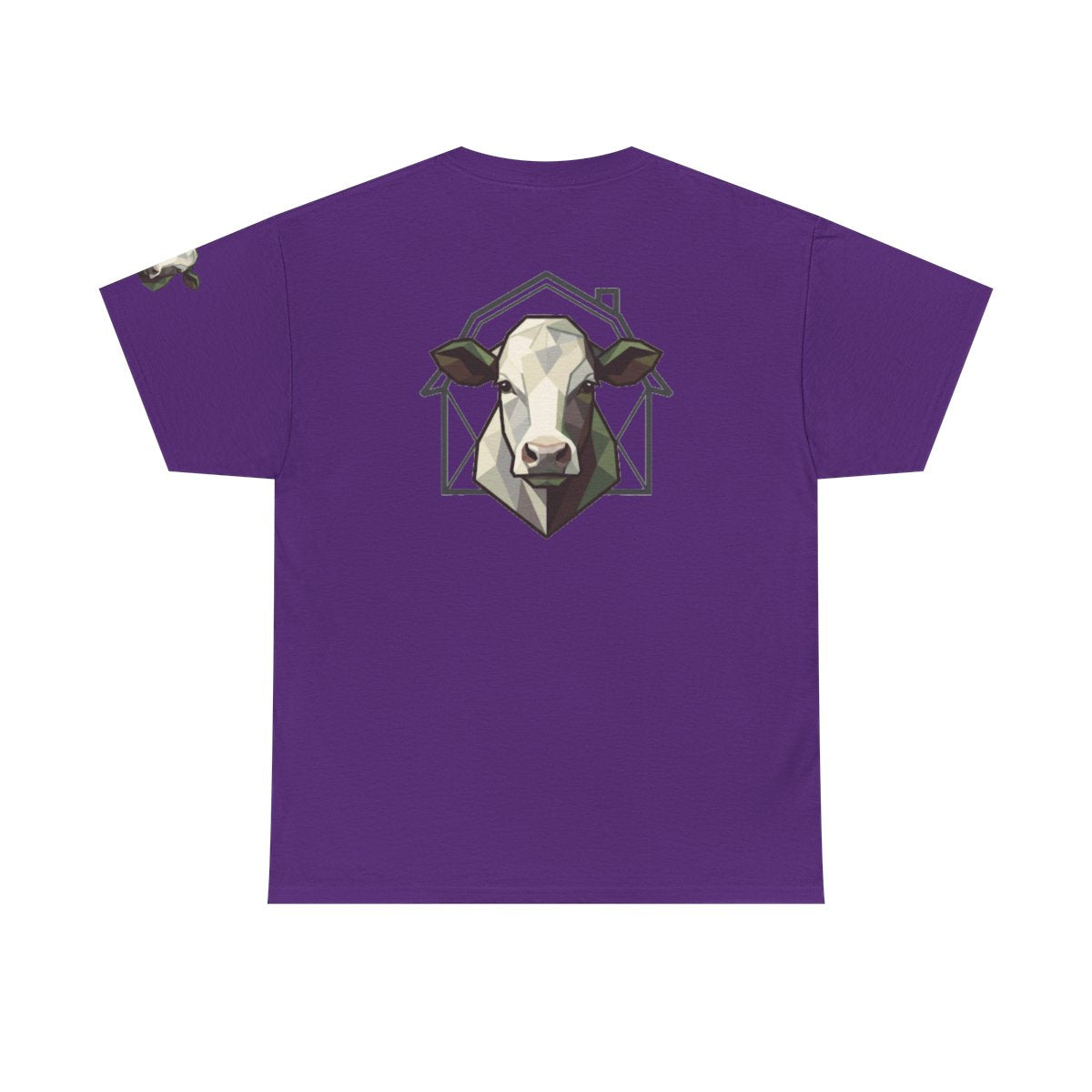 Color: Purple | Barnyard Cow Premium Graphic Tee
