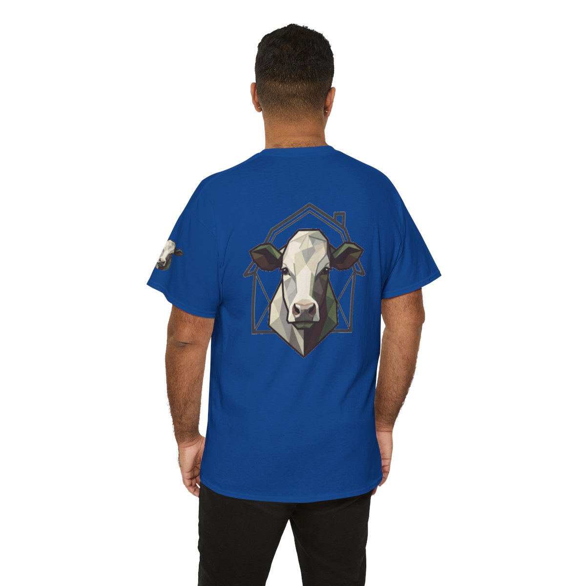 Color: Royal | Barnyard Cow Premium Graphic Tee