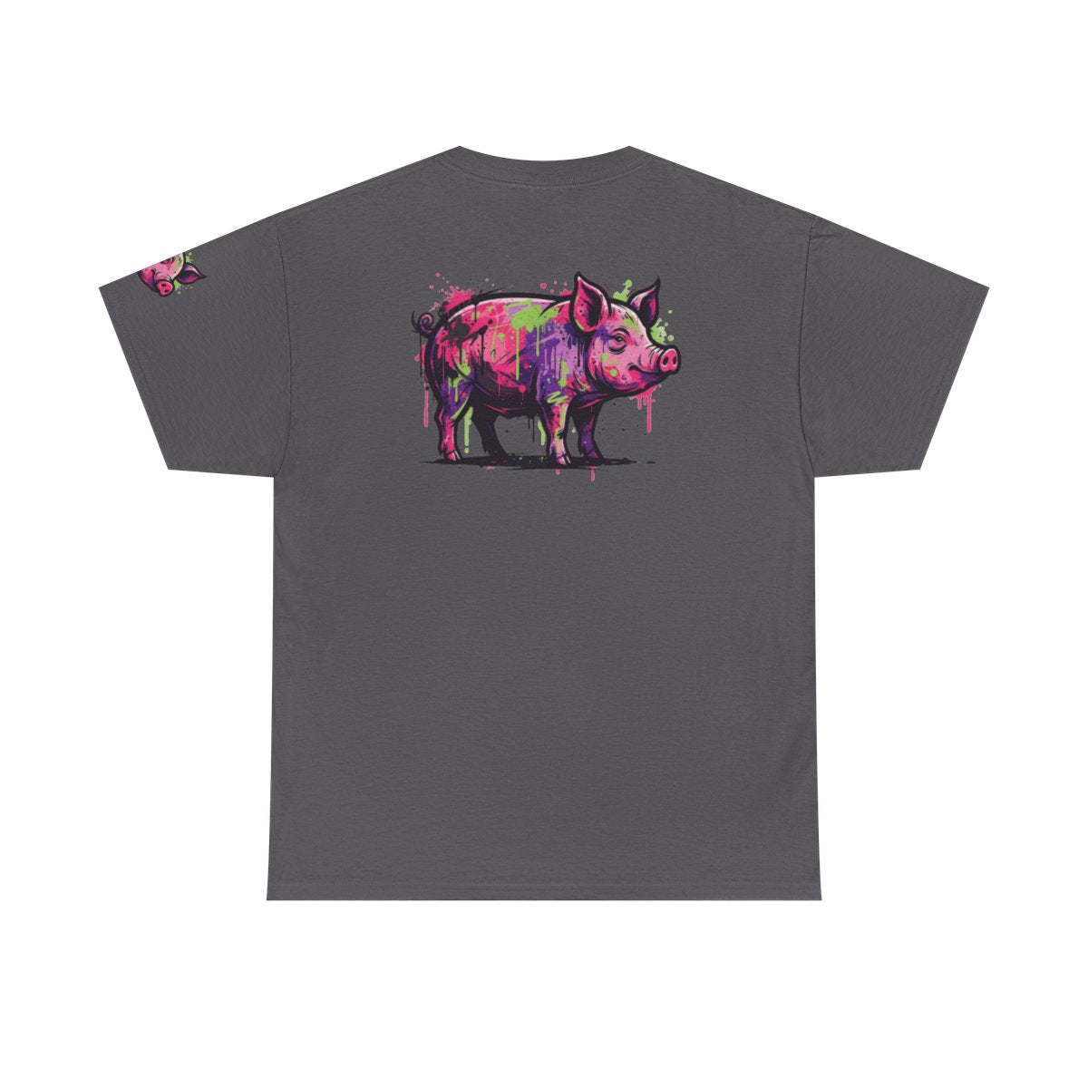 Color: Charcoal | Barnyard Pig Premium Graphic Tee