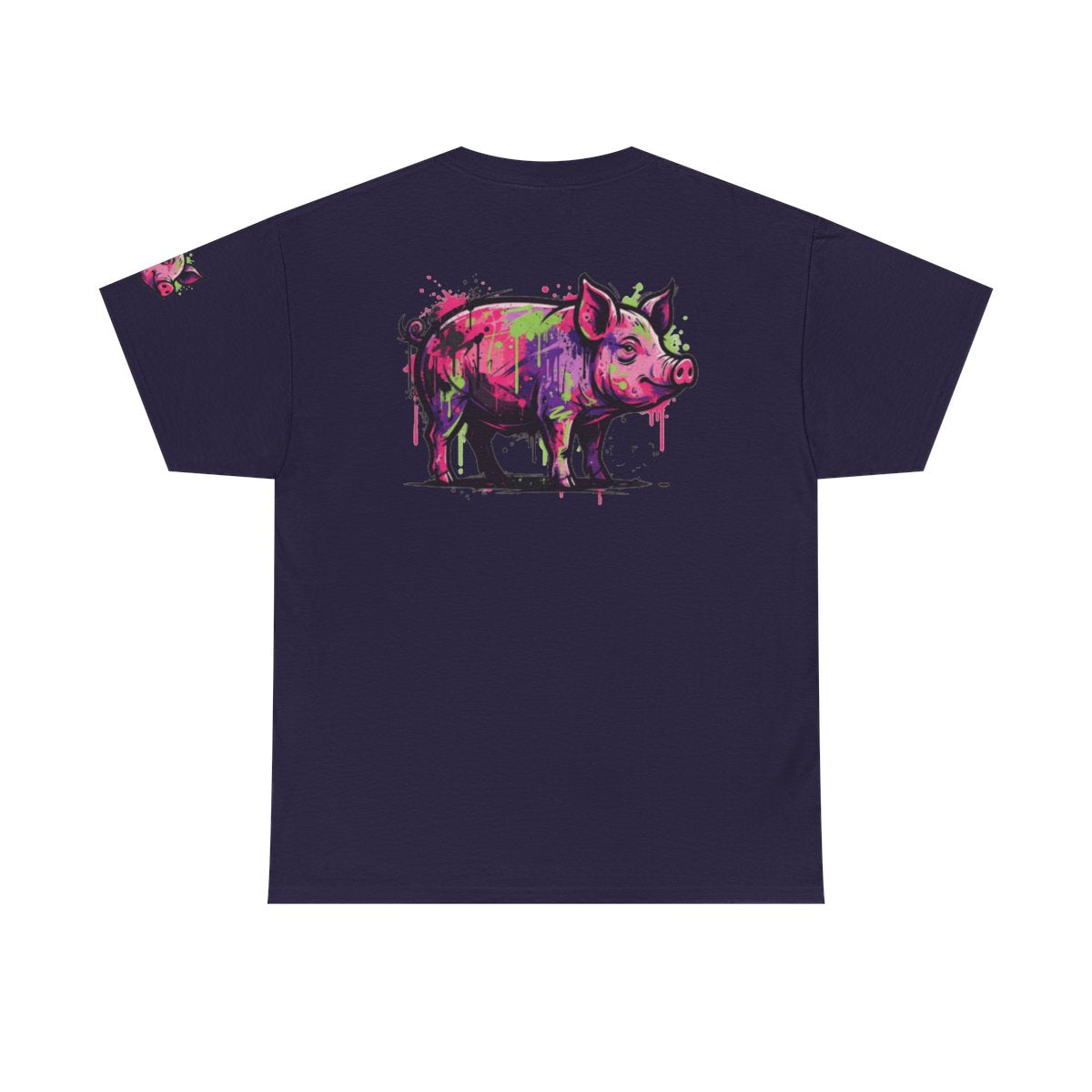 Color: Blackberry | Barnyard Pig Premium Graphic Tee