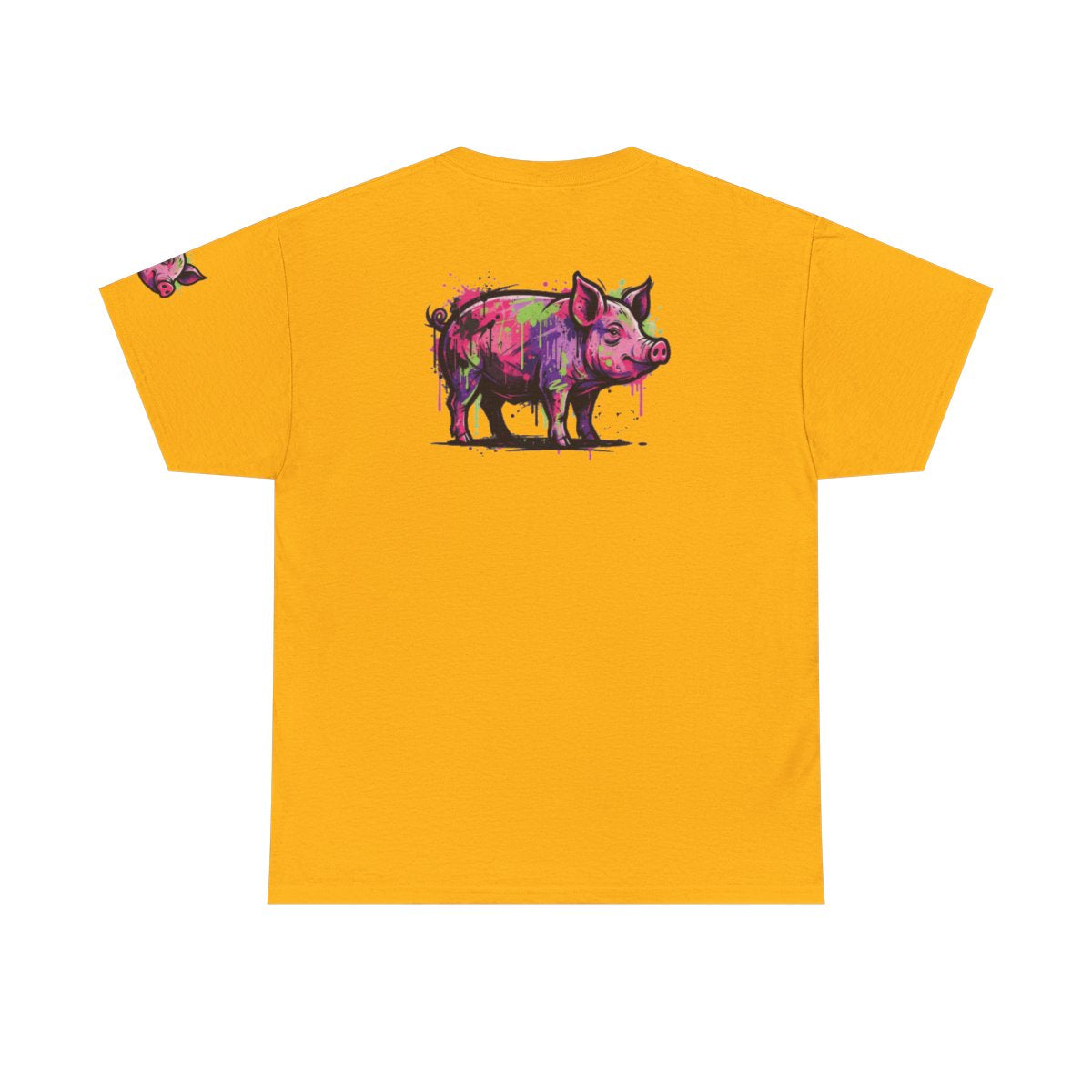Color: Gold | Barnyard Pig Premium Graphic Tee