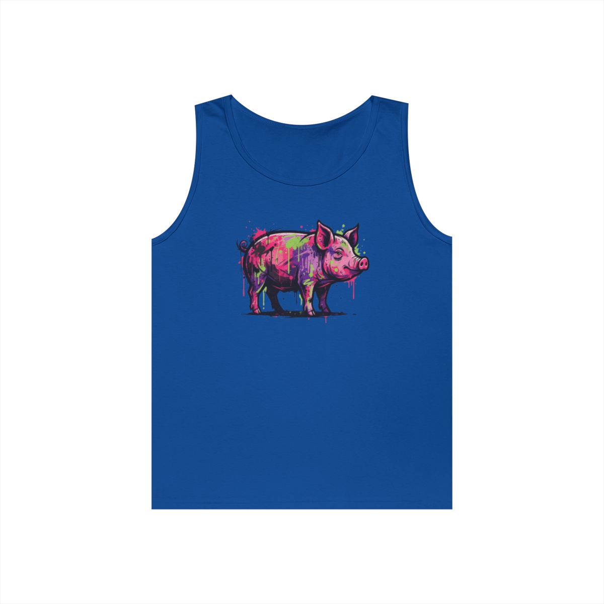 Color: Royal | Barnyard Pig Tank Top