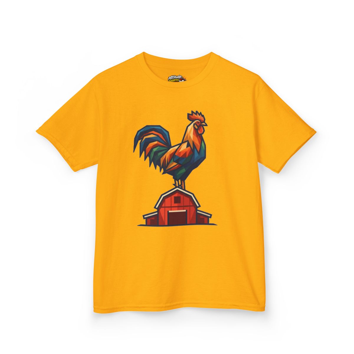 Color: Gold | Barnyard Rooster Kids Tee