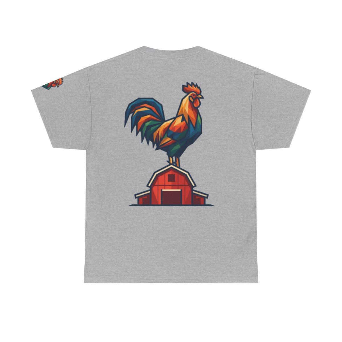 Color: Sport Grey | Barnyard Rooster Premium Graphic Tee