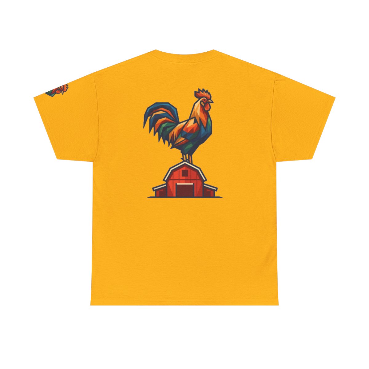 Color: Gold | Barnyard Rooster Premium Graphic Tee