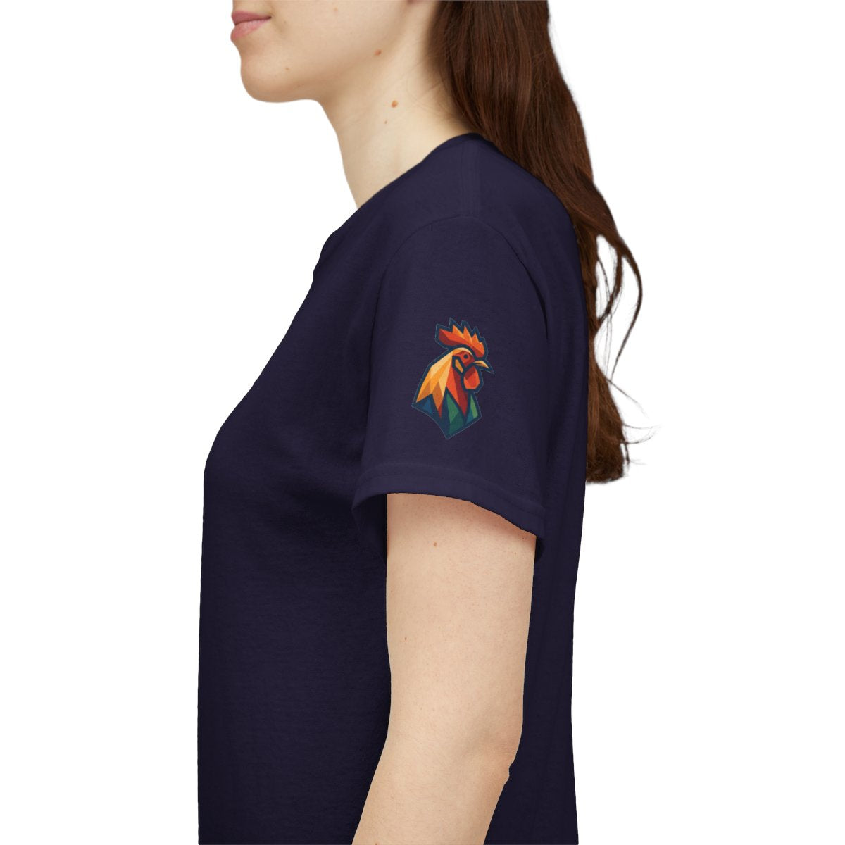 Color: Blackberry | Barnyard Rooster Premium Graphic Tee