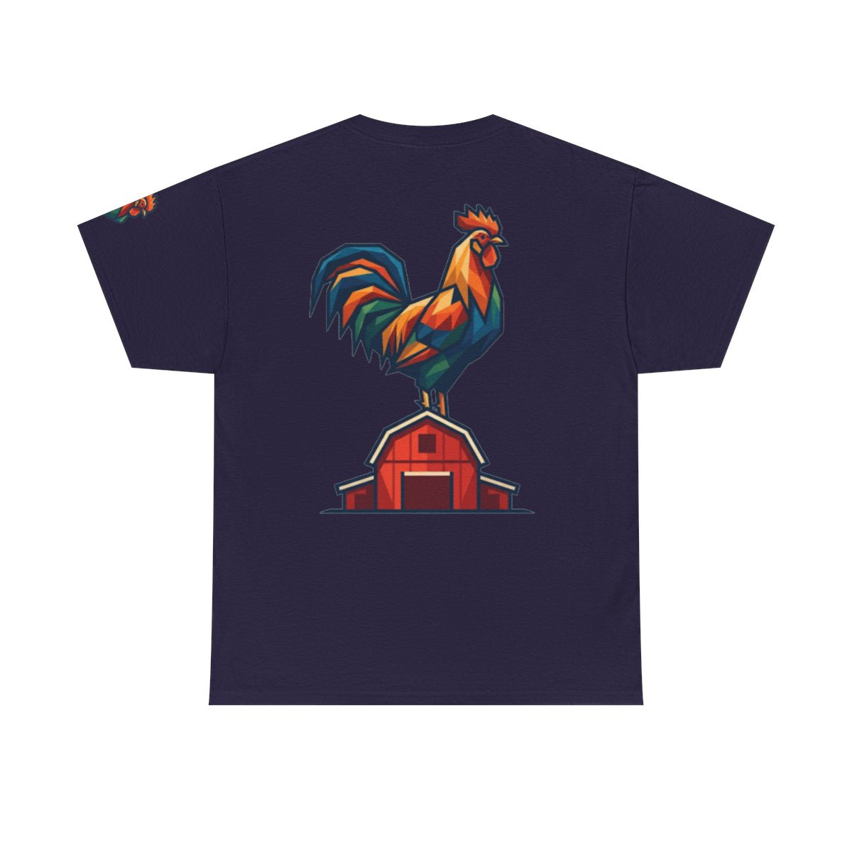 Color: Blackberry | Barnyard Rooster Premium Graphic Tee