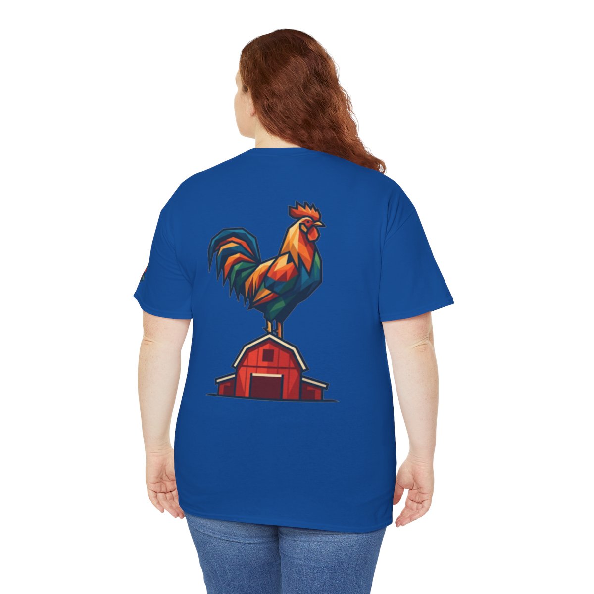 Color: Royal | Barnyard Rooster Premium Graphic Tee