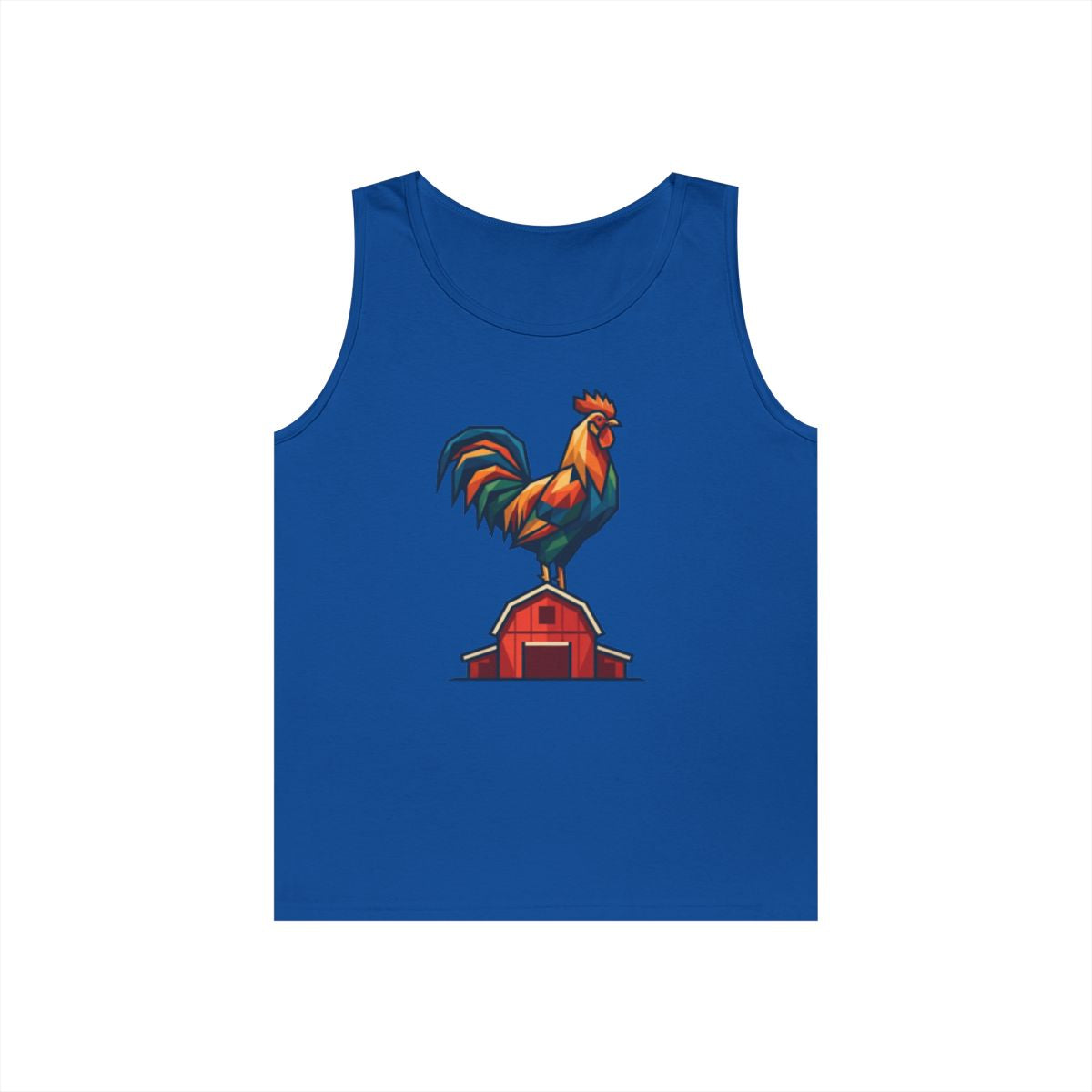 Color: Royal | Barnyard Rooster Tank Top