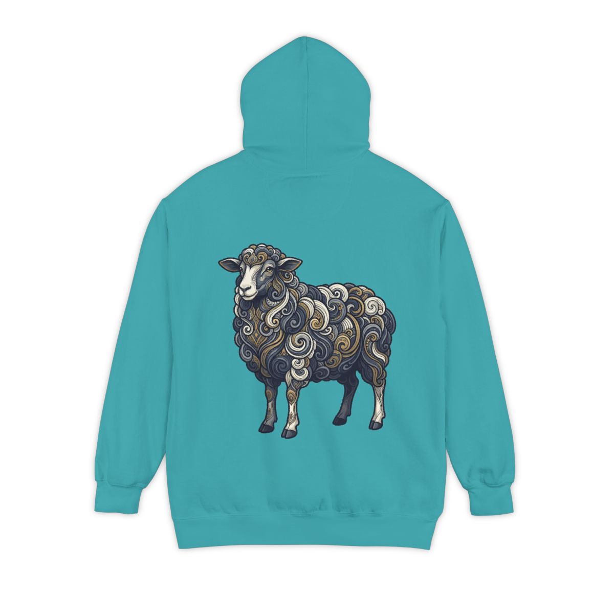 Color: Seafoam | Barnyard Sheep Garment-Dyed Hoodie