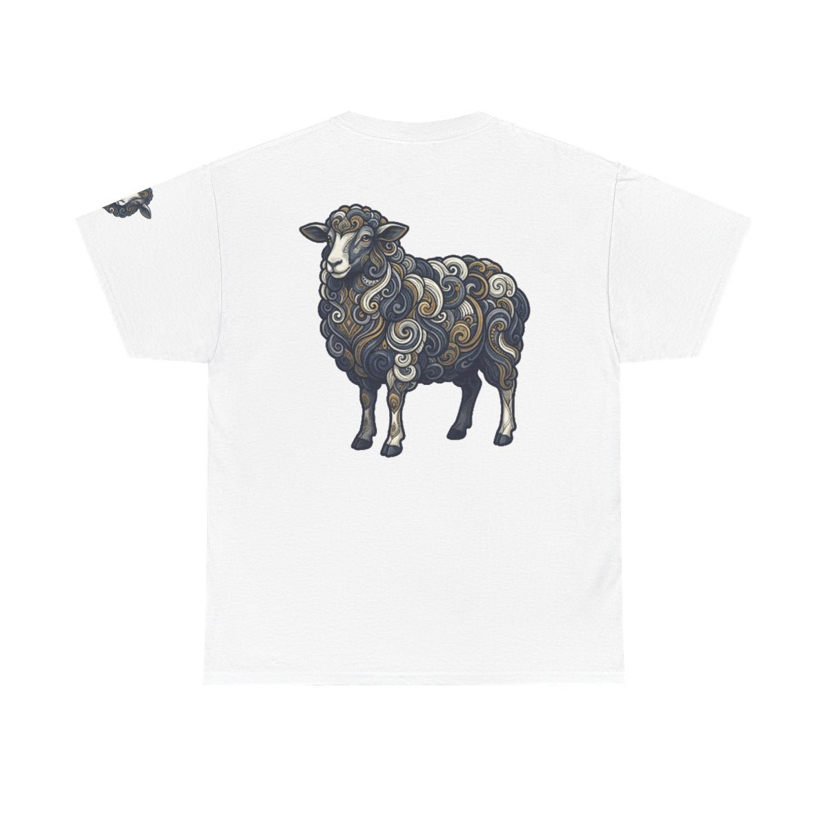 Color: White | Barnyard Sheep Premium Graphic Tee