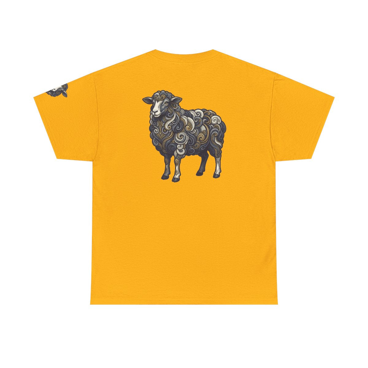 Color: Gold | Barnyard Sheep Premium Graphic Tee