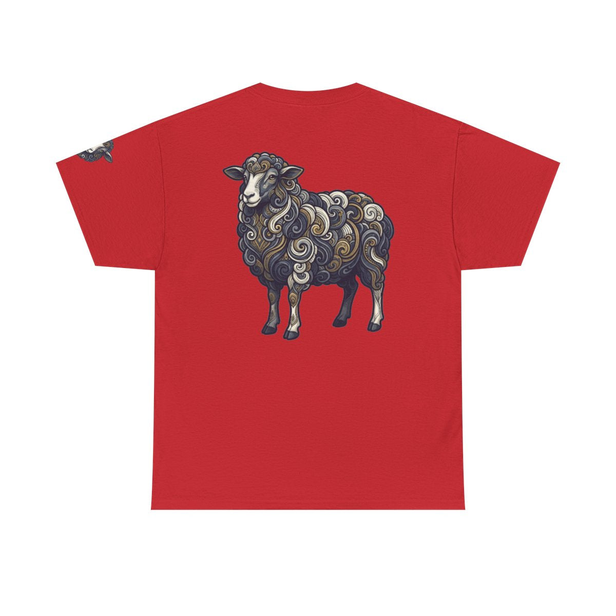 Color: Red | Barnyard Sheep Premium Graphic Tee