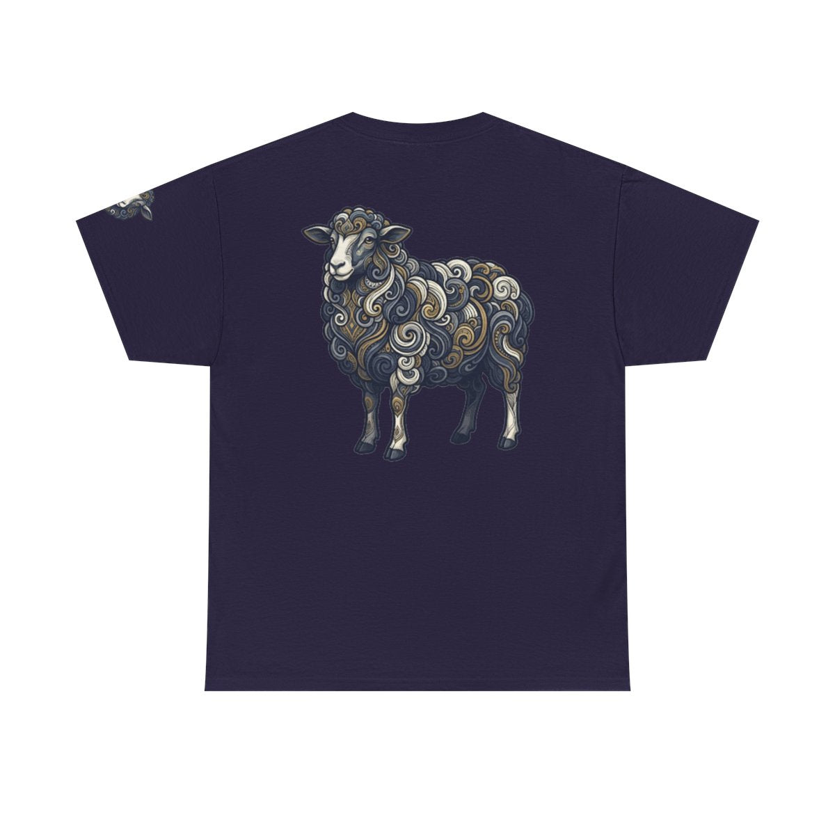 Color: Blackberry | Barnyard Sheep Premium Graphic Tee