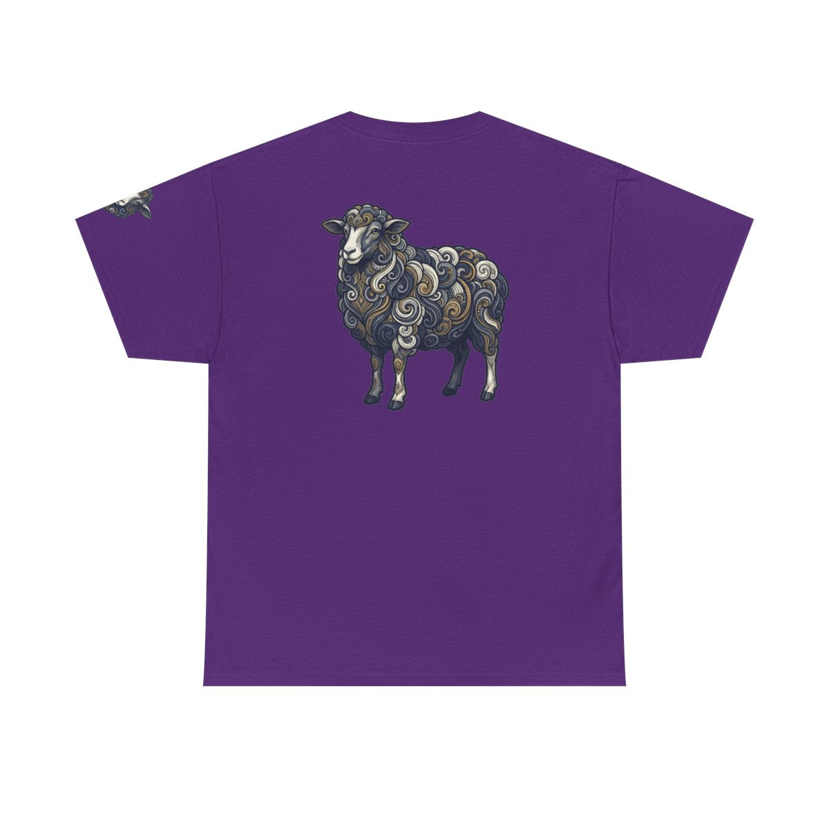 Color: Purple | Barnyard Sheep Premium Graphic Tee