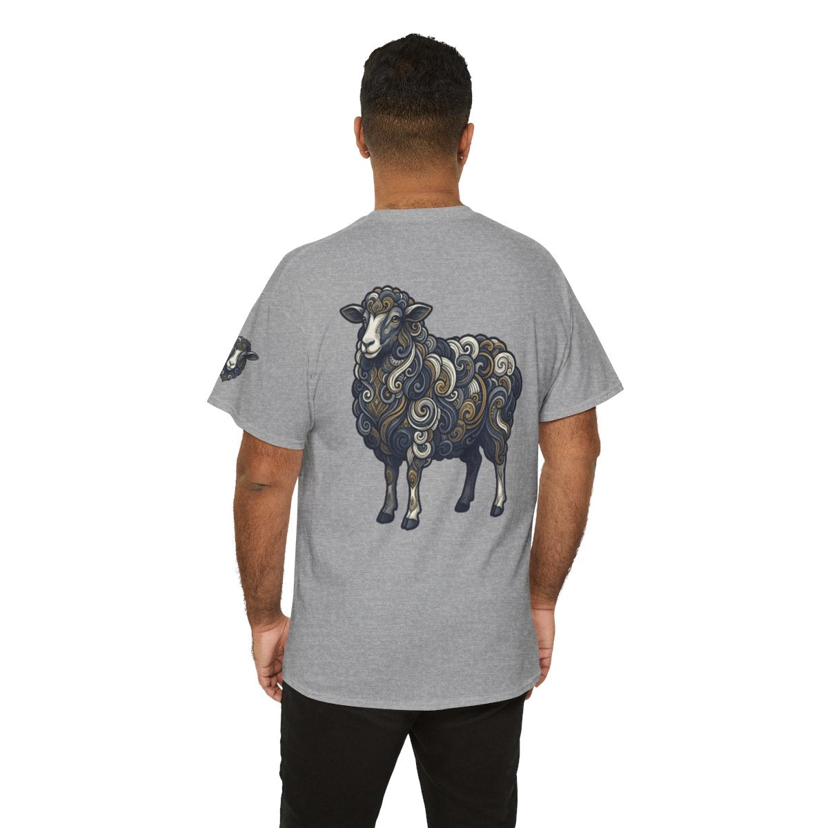 Color: Sport Grey | Barnyard Sheep Premium Graphic Tee