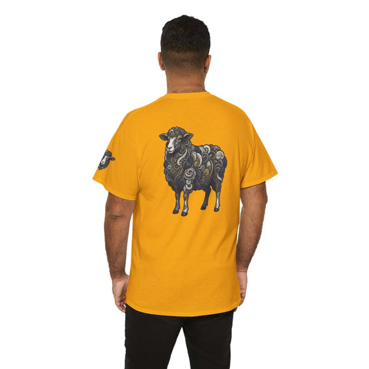 Color: Gold | Barnyard Sheep Premium Graphic Tee