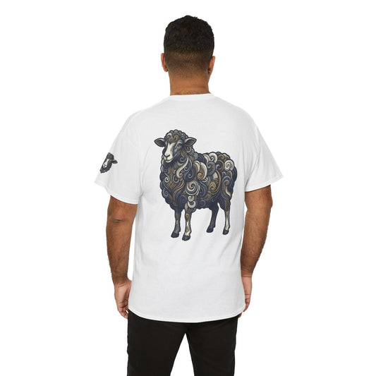 Color: White | Barnyard Sheep Premium Graphic Tee