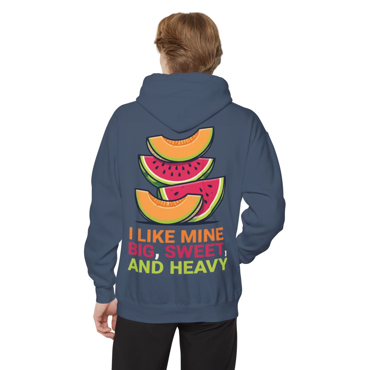 Color: Denim | Big Sweet and Heavy Garment-Dyed Hoodie