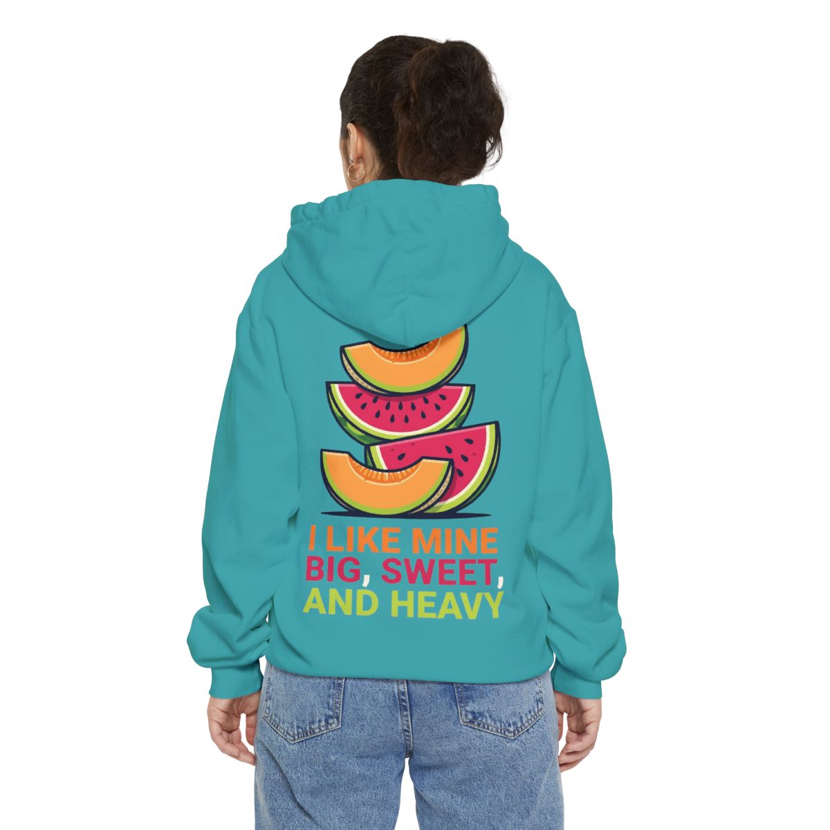 Color: Seafoam | Big Sweet and Heavy Garment-Dyed Hoodie