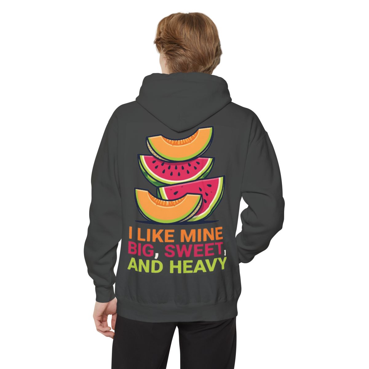 Color: Pepper | Big Sweet and Heavy Garment-Dyed Hoodie