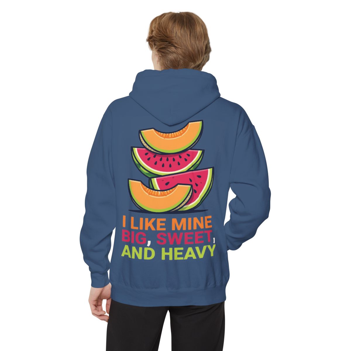 Color: True Navy | Big Sweet and Heavy Garment-Dyed Hoodie