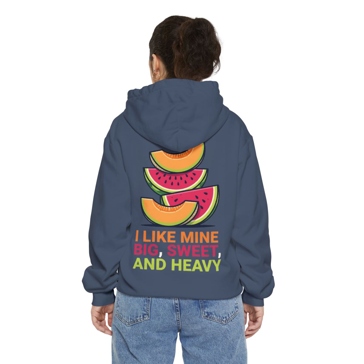 Color: Denim | Big Sweet and Heavy Garment-Dyed Hoodie