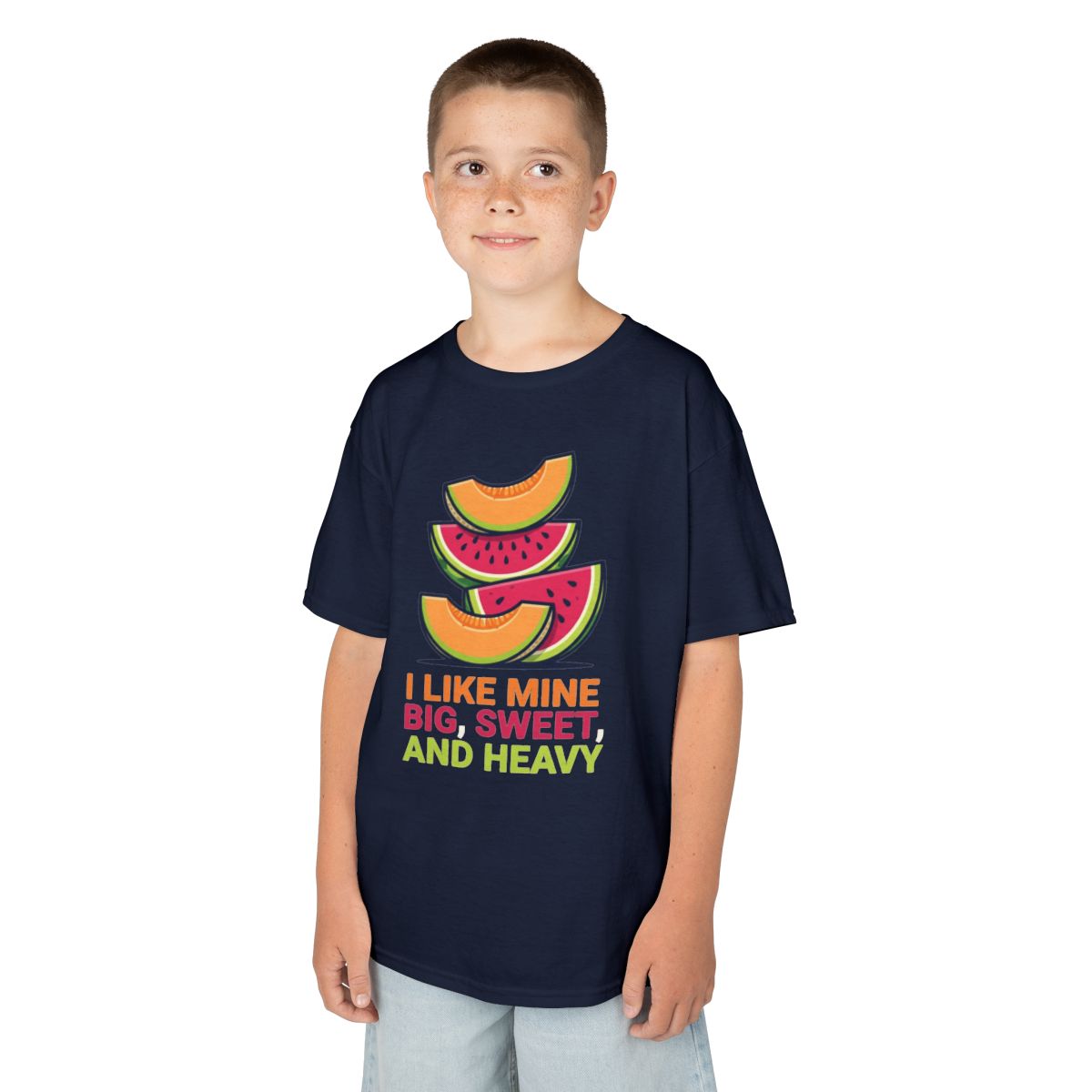 Color: Navy | Big Sweet and Heavy Kids Tee