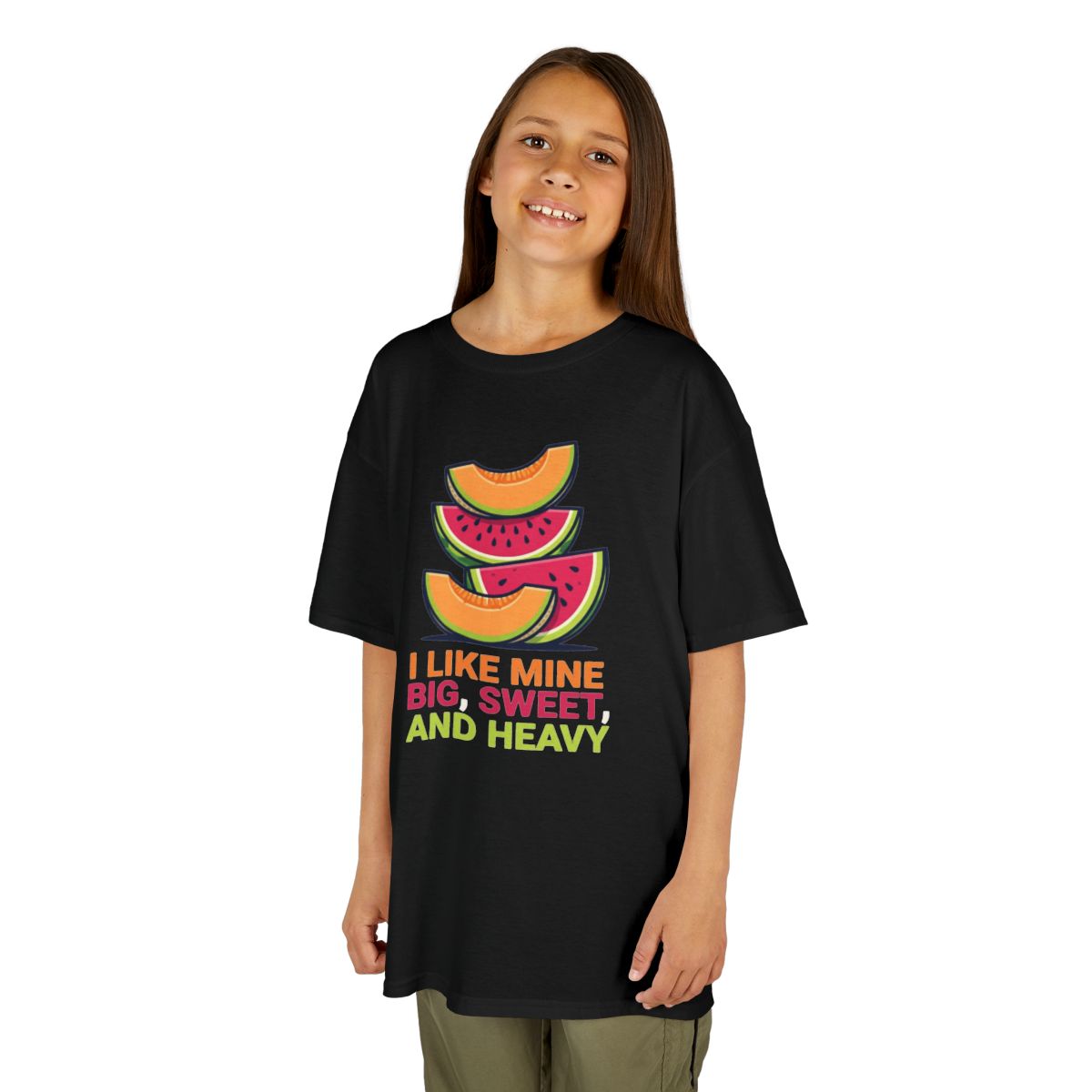 Color: Black | Big Sweet and Heavy Kids Tee