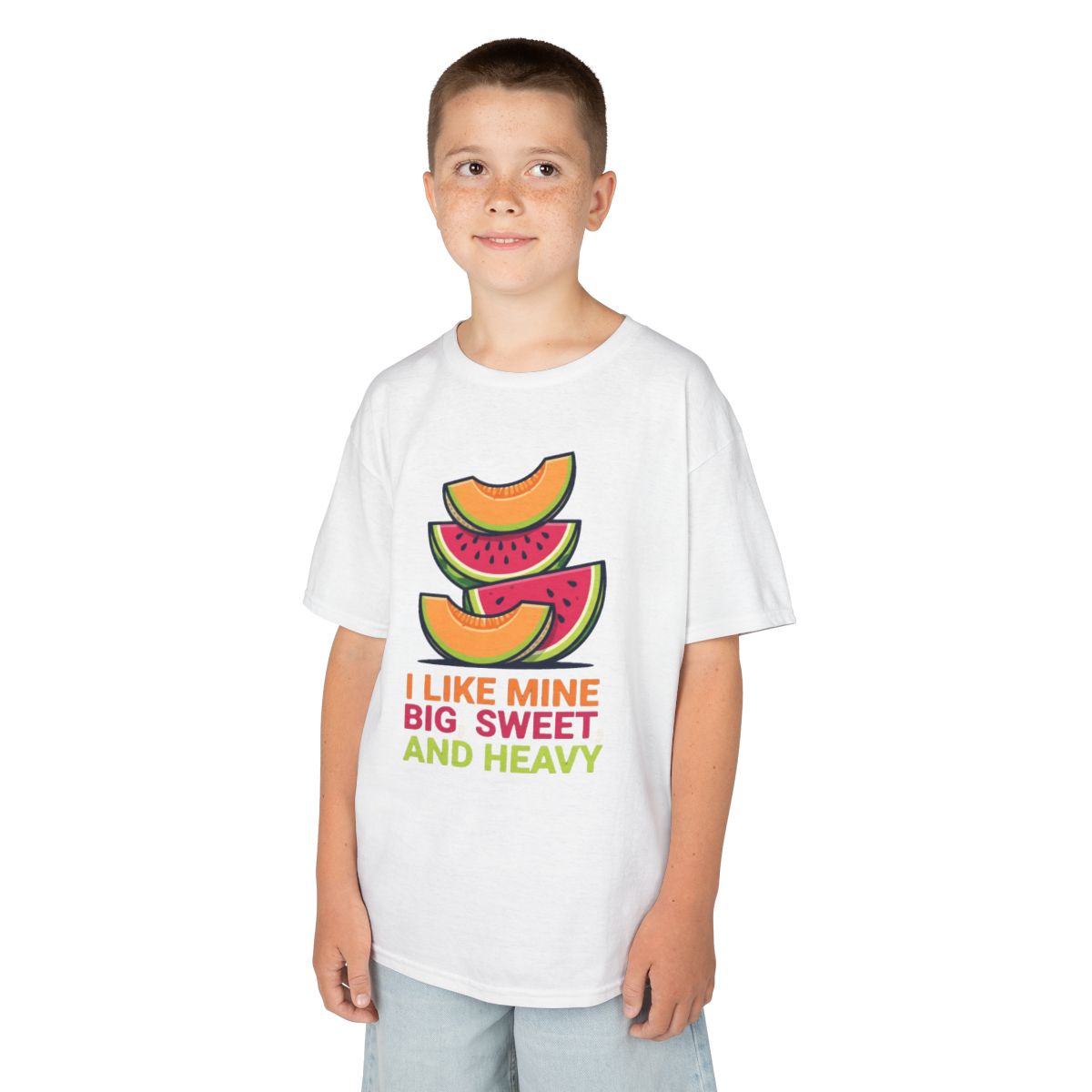 Color: White | Big Sweet and Heavy Kids Tee