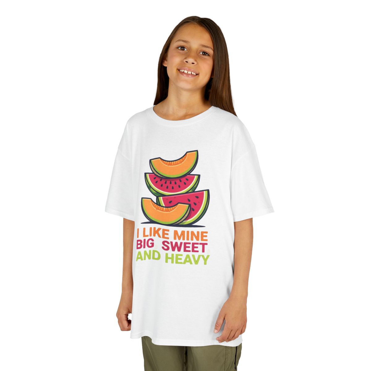 Color: White | Big Sweet and Heavy Kids Tee