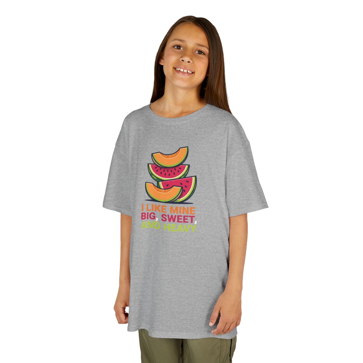 Color: Sport Grey | Big Sweet and Heavy Kids Tee