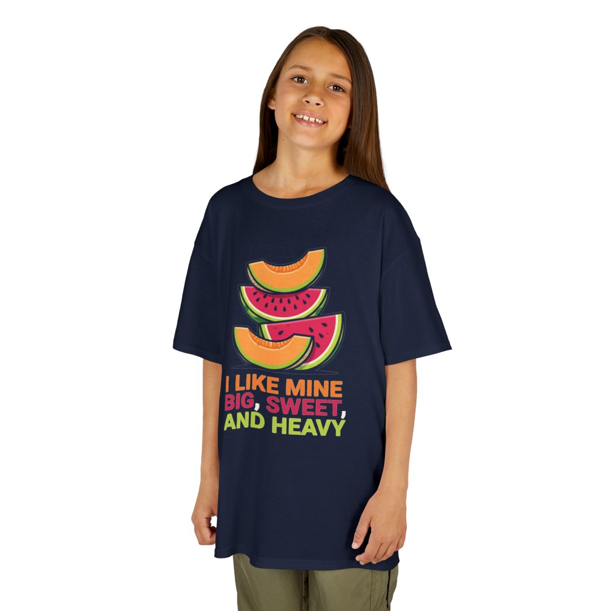 Color: Navy | Big Sweet and Heavy Kids Tee