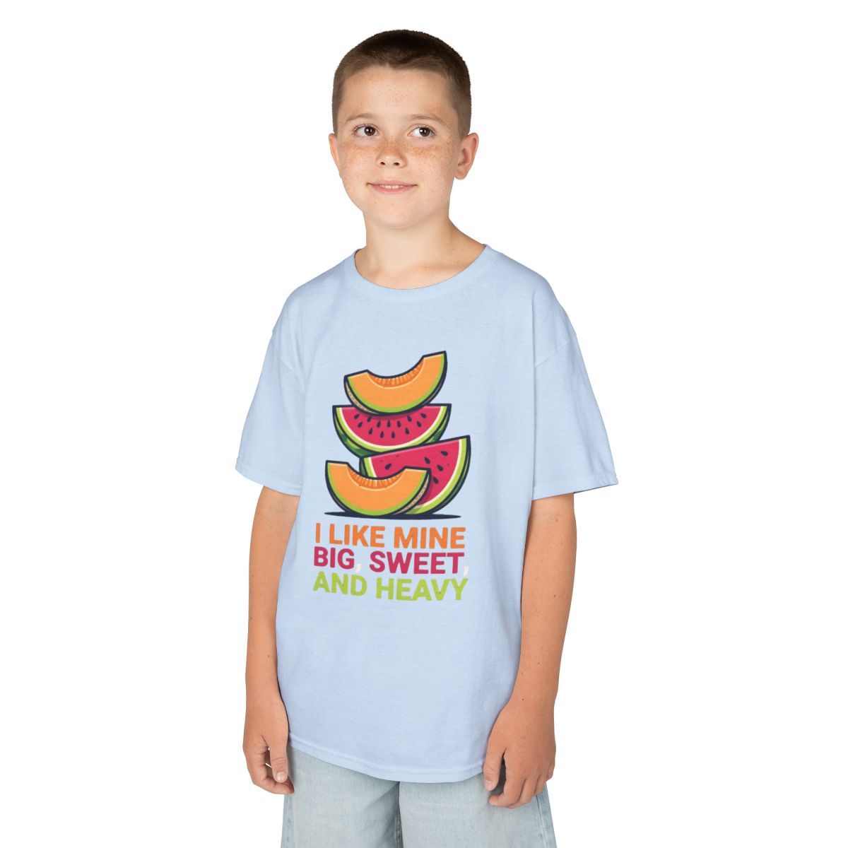 Color: Light Blue | Big Sweet and Heavy Kids Tee