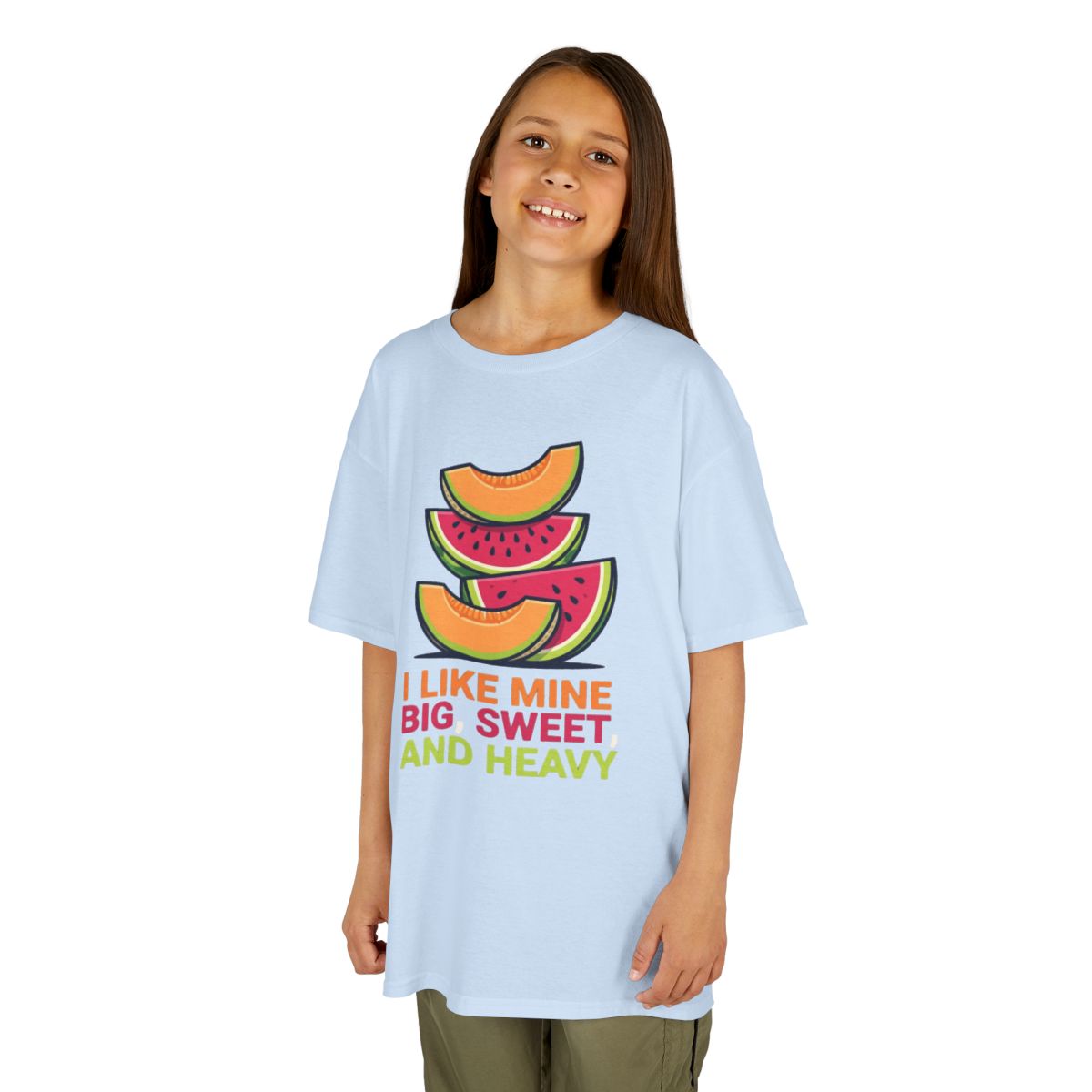 Color: Light Blue | Big Sweet and Heavy Kids Tee