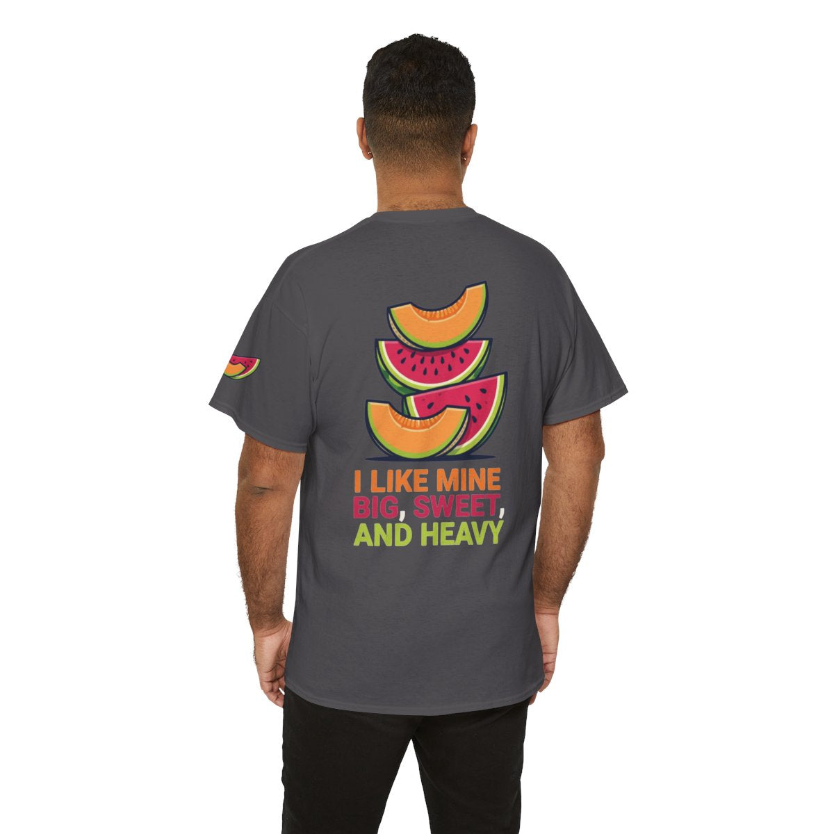 Color: Charcoal | Big Sweet and Heavy Premium Graphic Tee