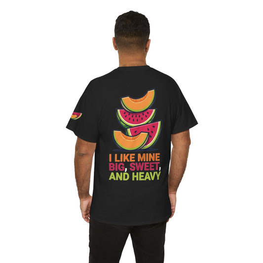 Color: Black | Big Sweet and Heavy Premium Graphic Tee