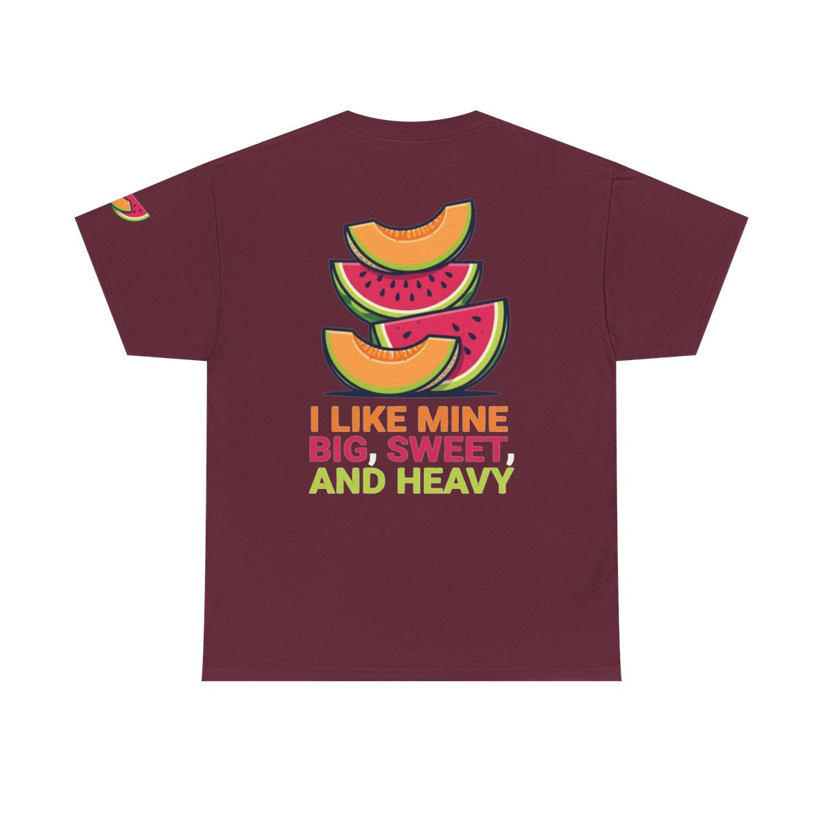 Color: Maroon | Big Sweet and Heavy Premium Graphic Tee