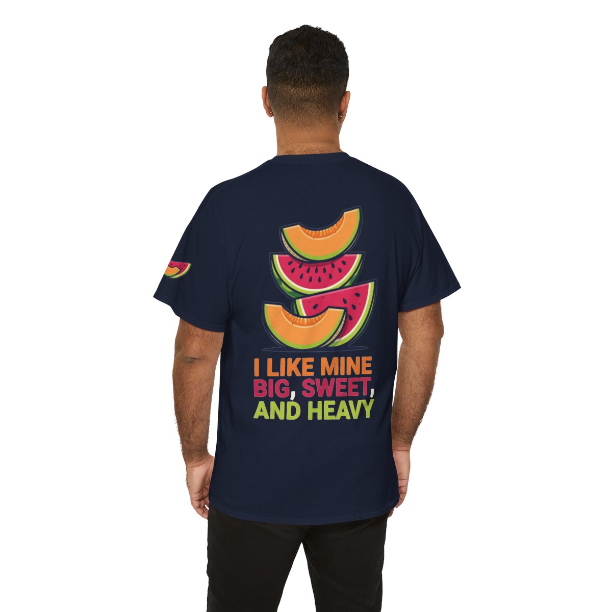 Color: Navy | Big Sweet and Heavy Premium Graphic Tee