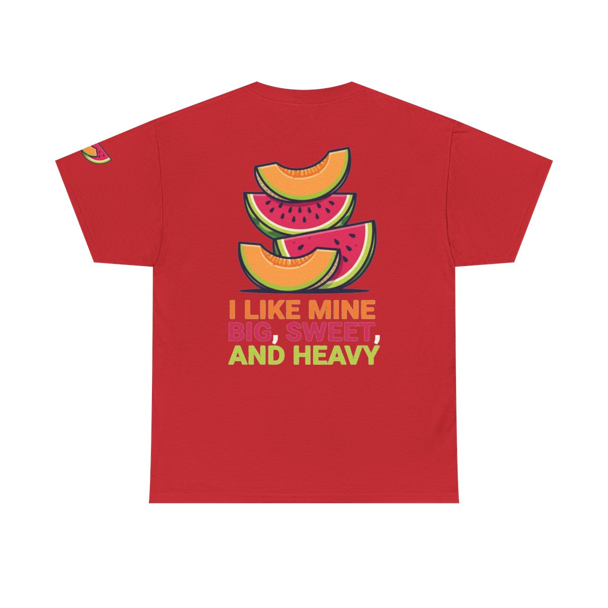 Color: Red | Big Sweet and Heavy Premium Graphic Tee
