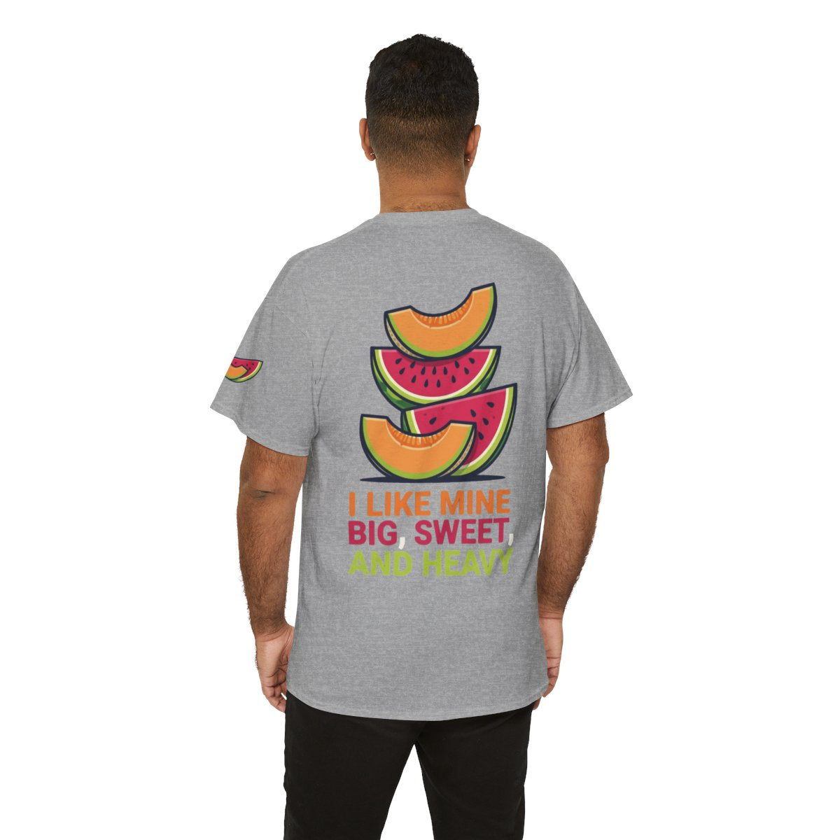 Color: Sport Grey | Big Sweet and Heavy Premium Graphic Tee