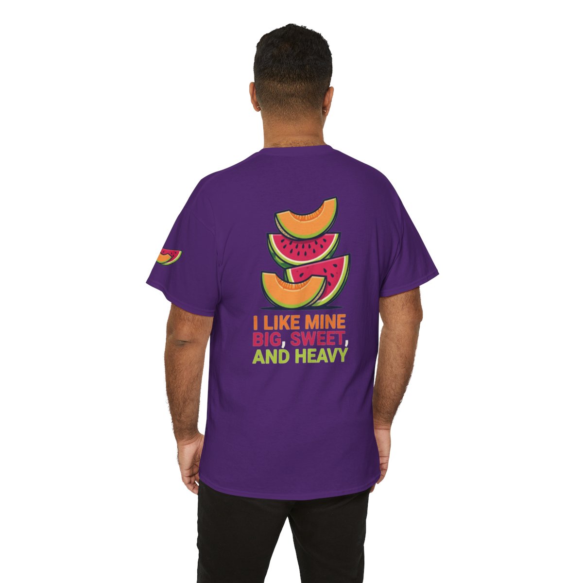 Color: Purple | Big Sweet and Heavy Premium Graphic Tee